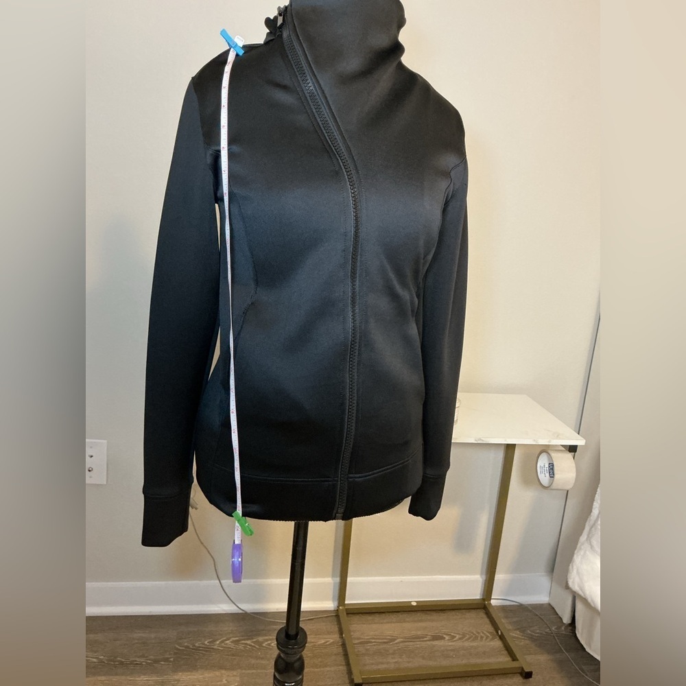 Simply Vera Verawang Women's Black High-Neck Jacket - Picture 5 of 8